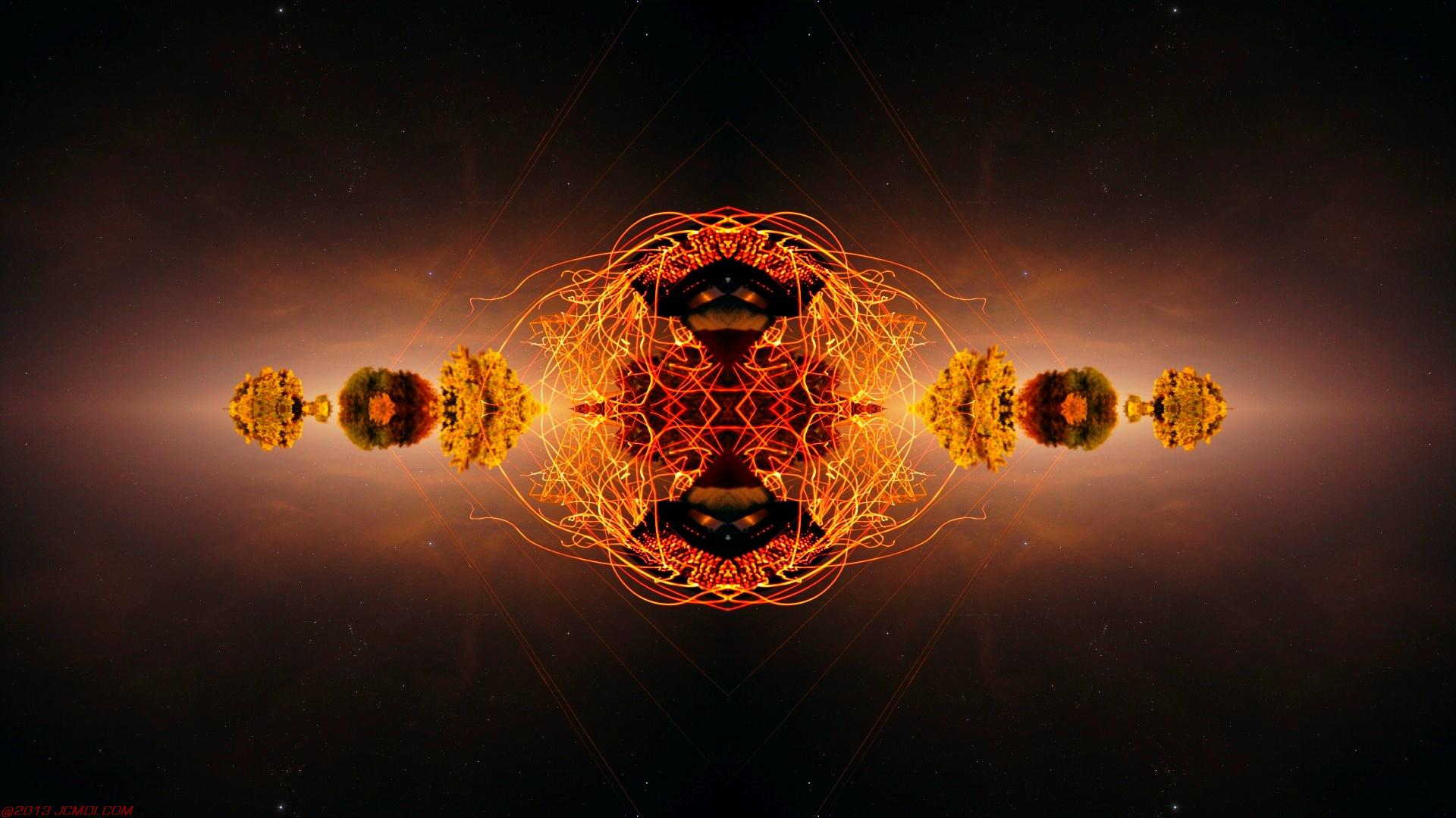 Chimney Sparks Abstract Artwork Timelapse Still Images